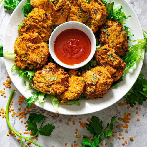 Air Fried Red Lentil Patties – MrsSlimOnPlants