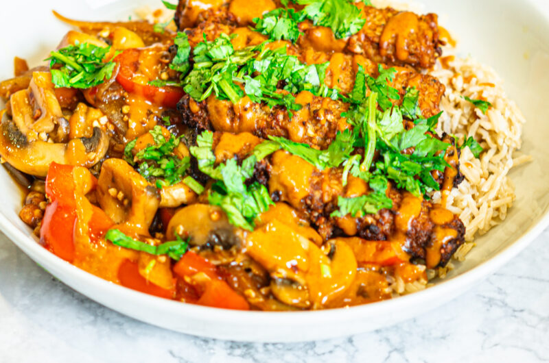 Creamy Spicy Tempeh