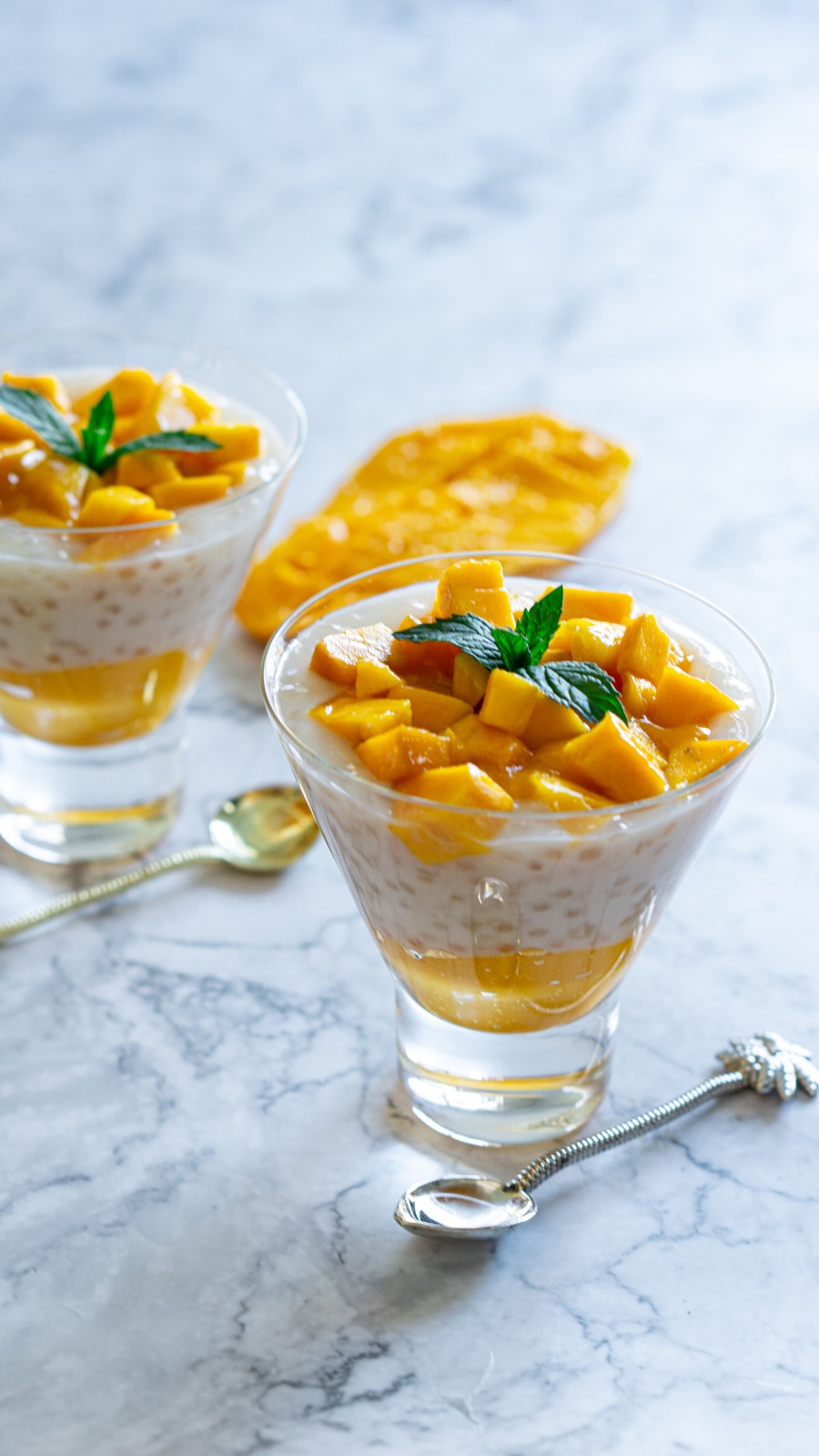 Mango Tapioca Pudding