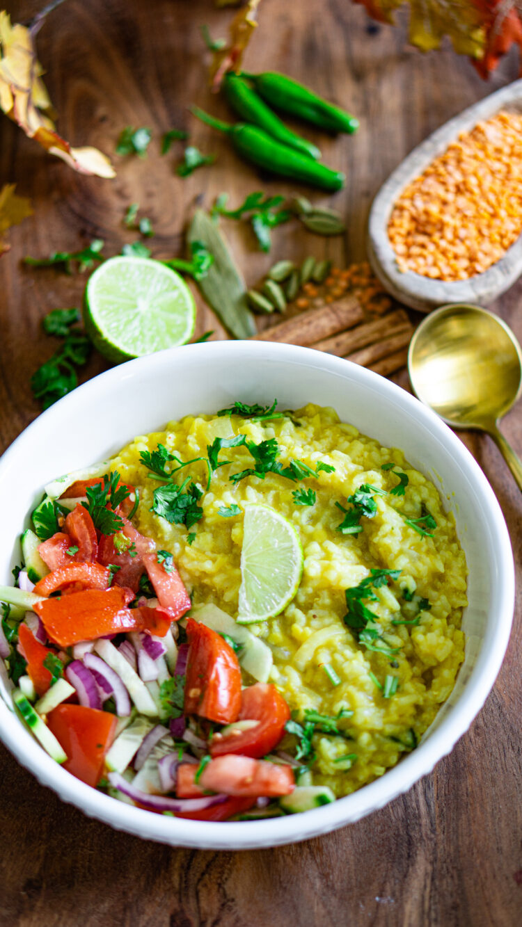 Indian Khichdi (Lentils & Rice Risotto)