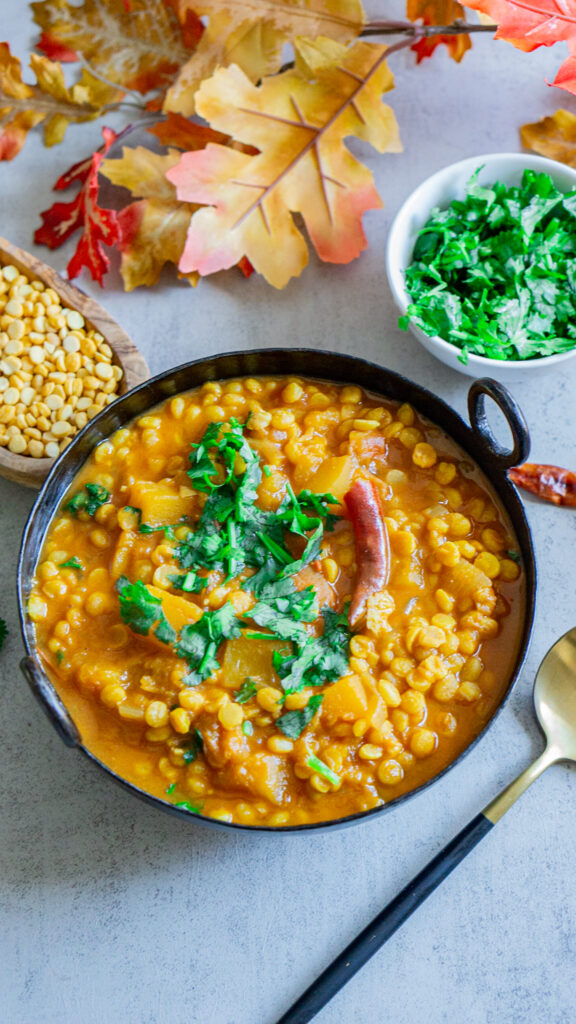 Chana Dhal with Butternut Squash