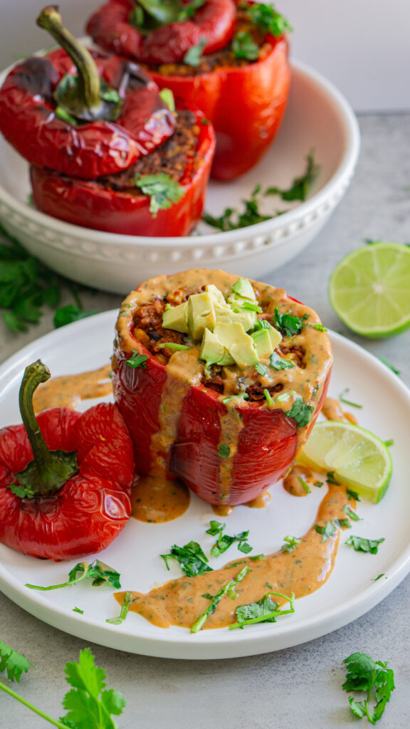 Mexican Stuffed Peppers |High Protein