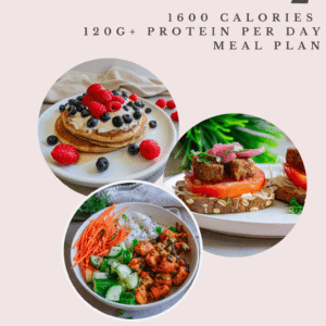 1600-Calorie Vegan Meal Plan with over 120g+ Protein Per Day
