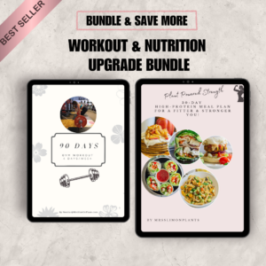 The Lean & Strong Vegan Bundle 4-Day Gym Program + 30-Day High Protein Meal Plan