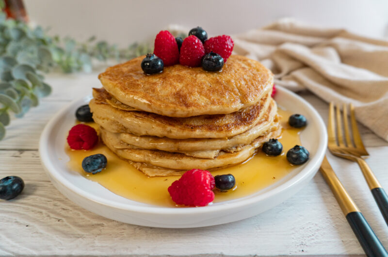 High-Protein Silken Tofu Pancakes (Fluffy & Dairy-Free)