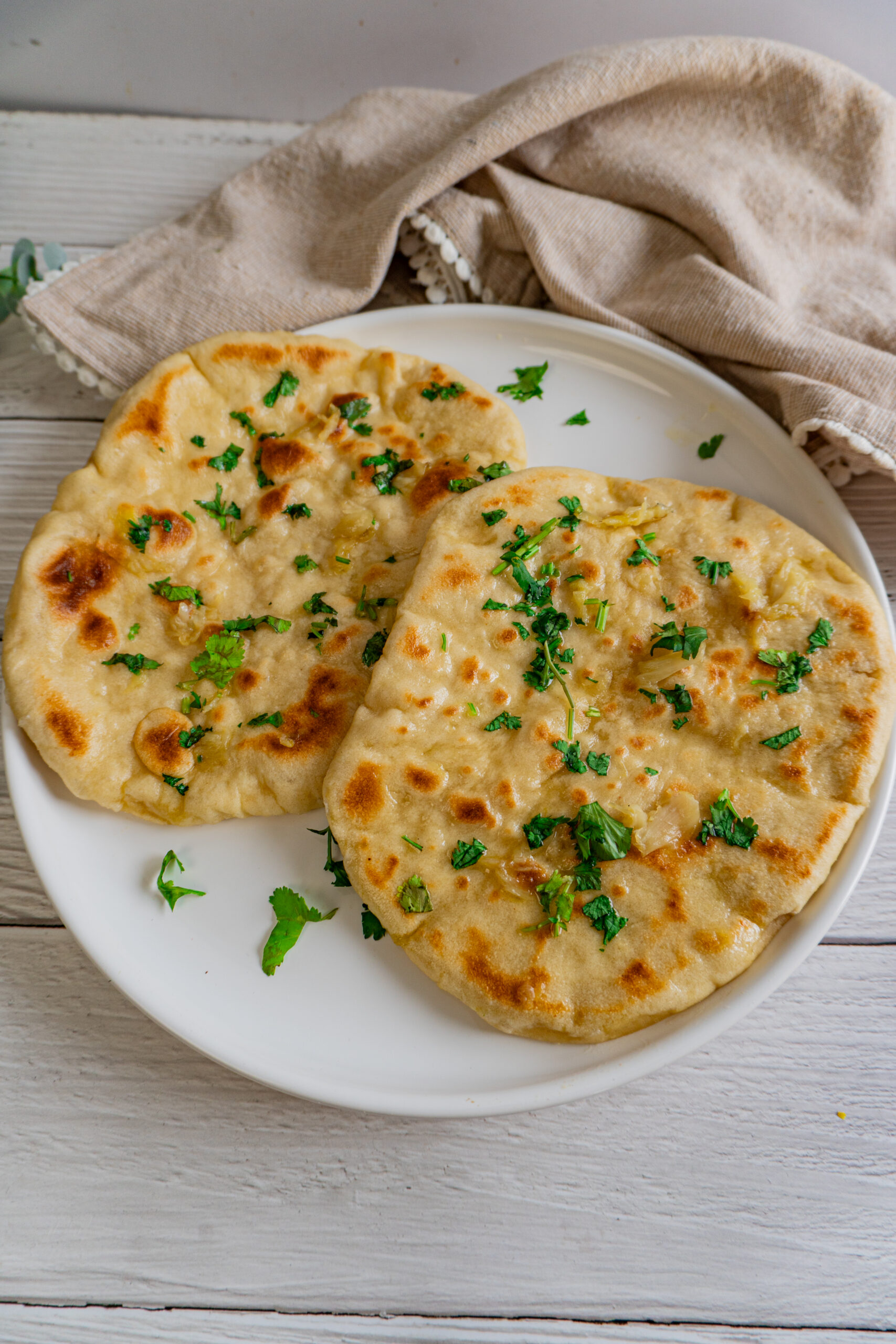 Soft High-Protein Silken Tofu Naan (No Yogurt)